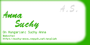 anna suchy business card